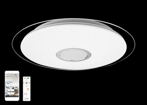 AC 220V 56W 똑똑한 LED 천장 빛, APP에 의하여 조정가능한 둥근 LED 천장 빛