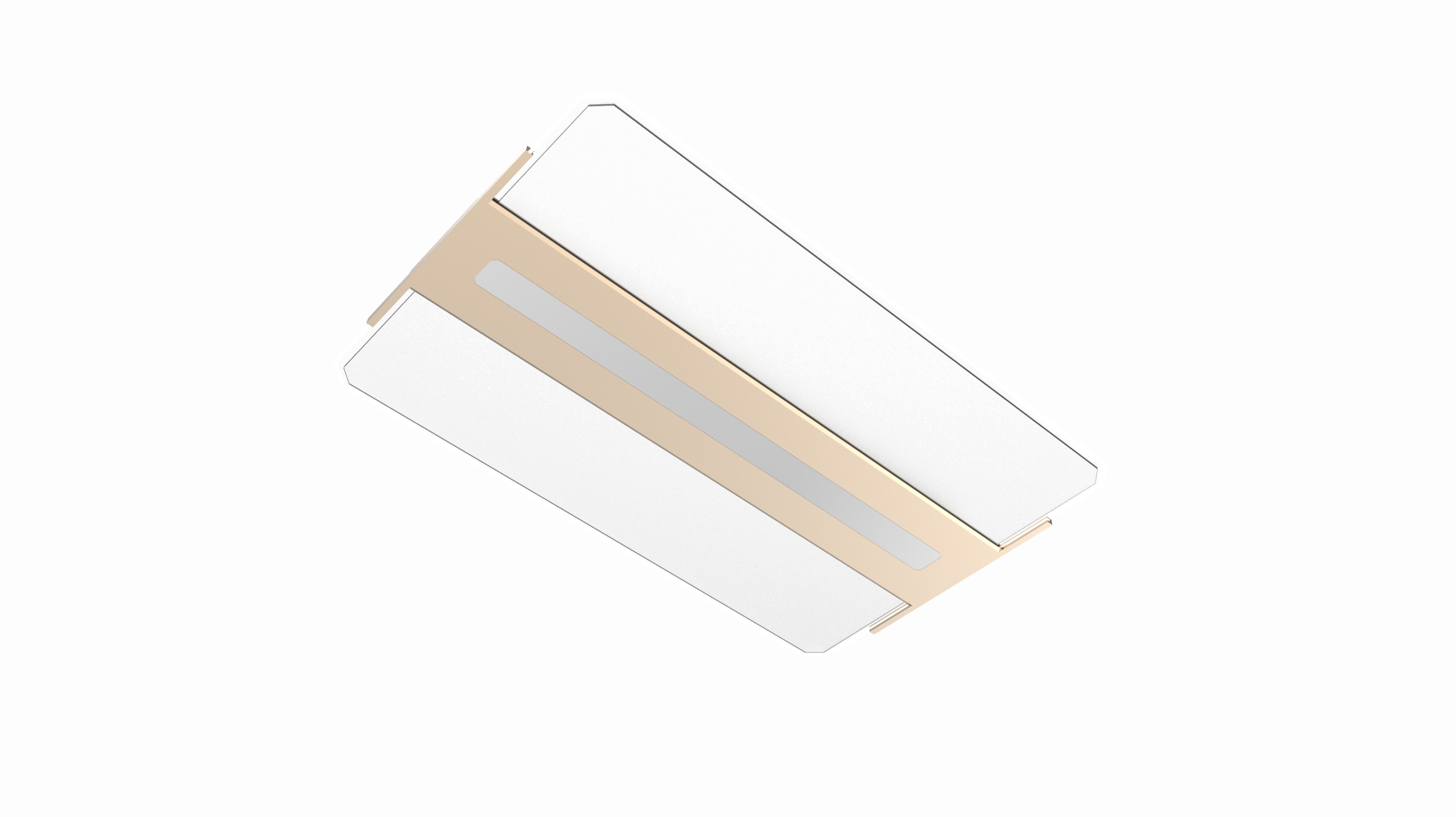 65W 6000LM Square Led Ceiling Lights With Remote Control SAMSUNG LED Ra97